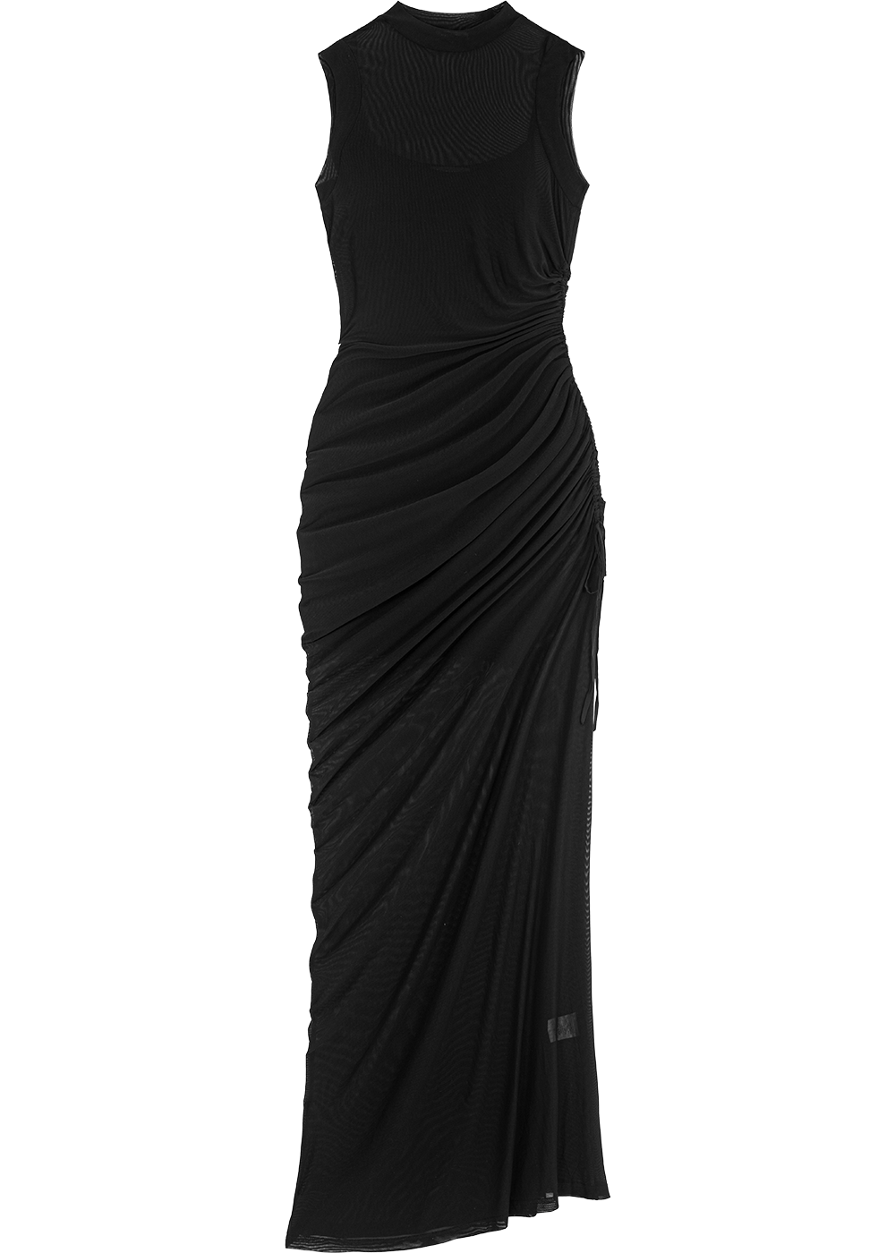 SALAZIA Black Stretch Fit-and-Flare Dresses