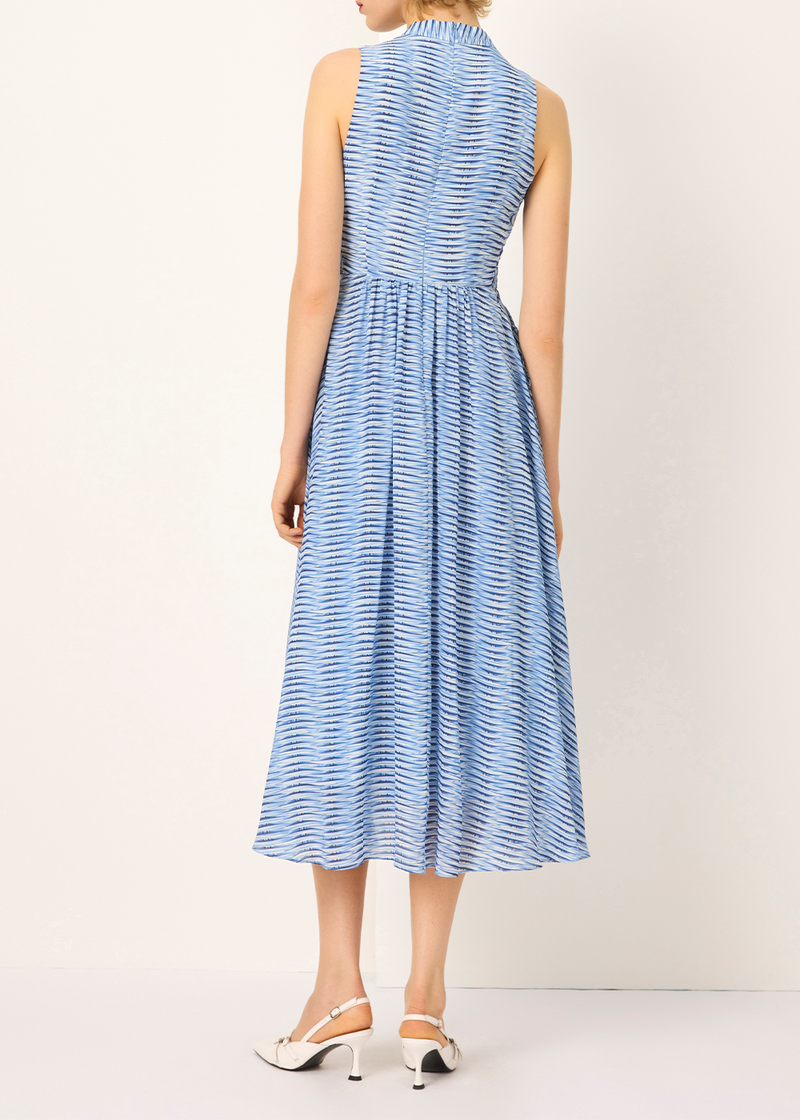 SALAZIA Blue Rattan Weave Maxi Dresses
