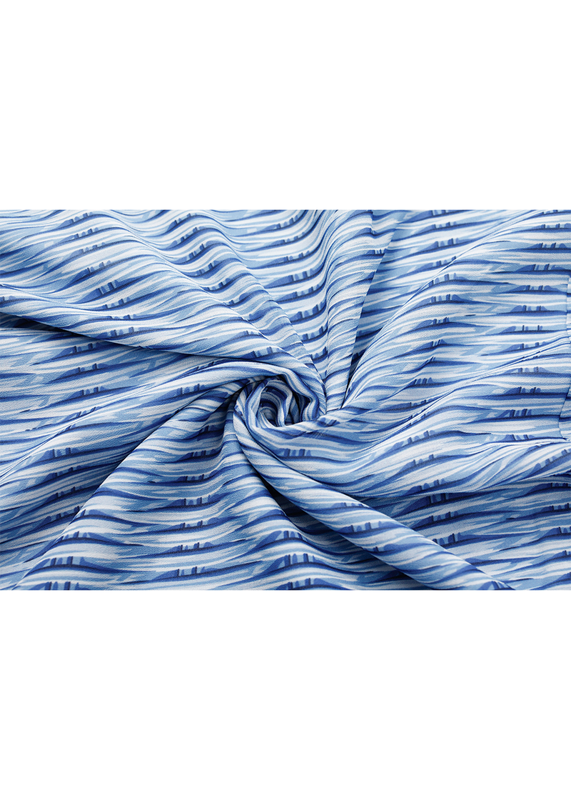 SALAZIA Blue Rattan Weave Maxi Dresses