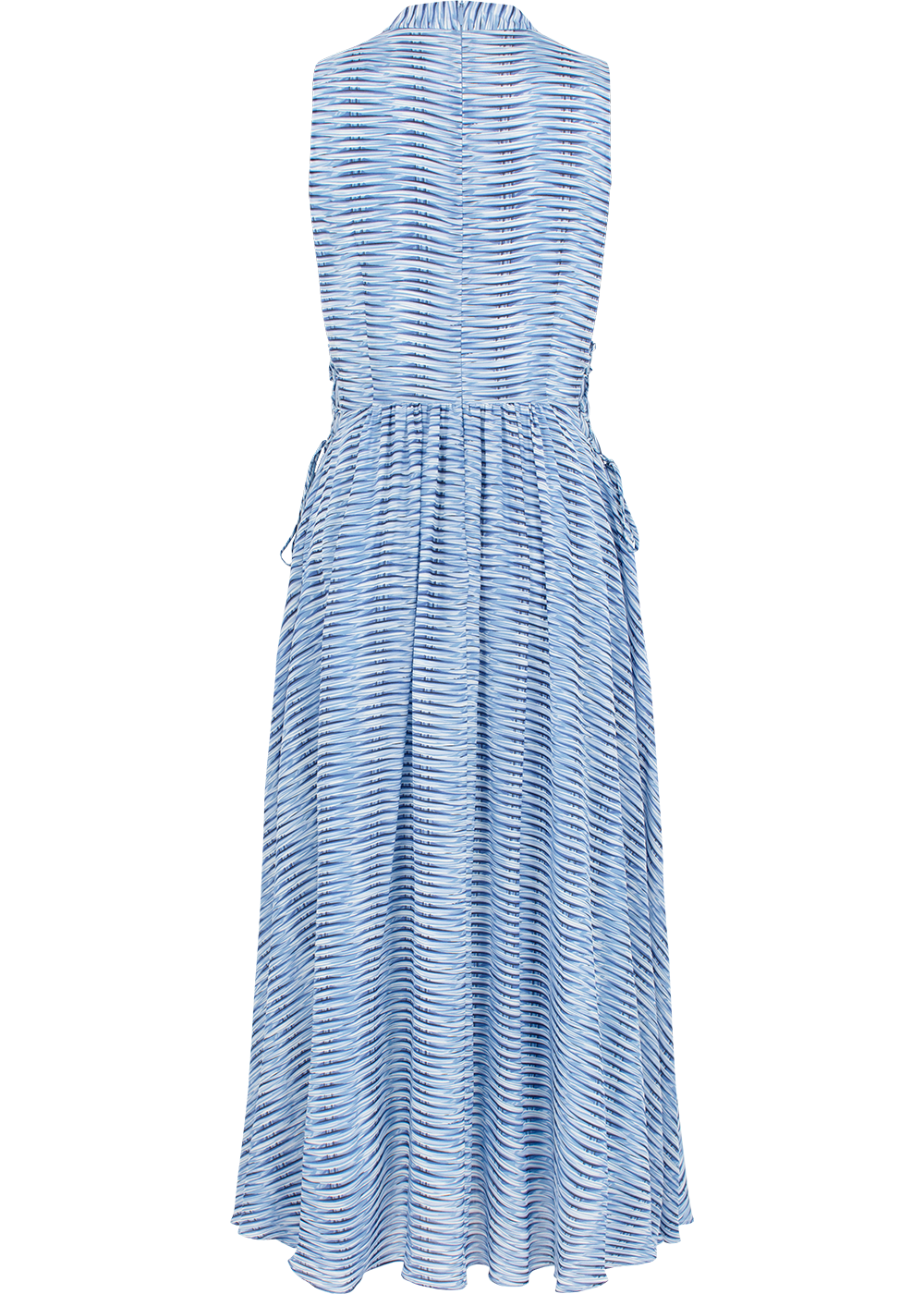 SALAZIA Blue Rattan Weave Maxi Dresses