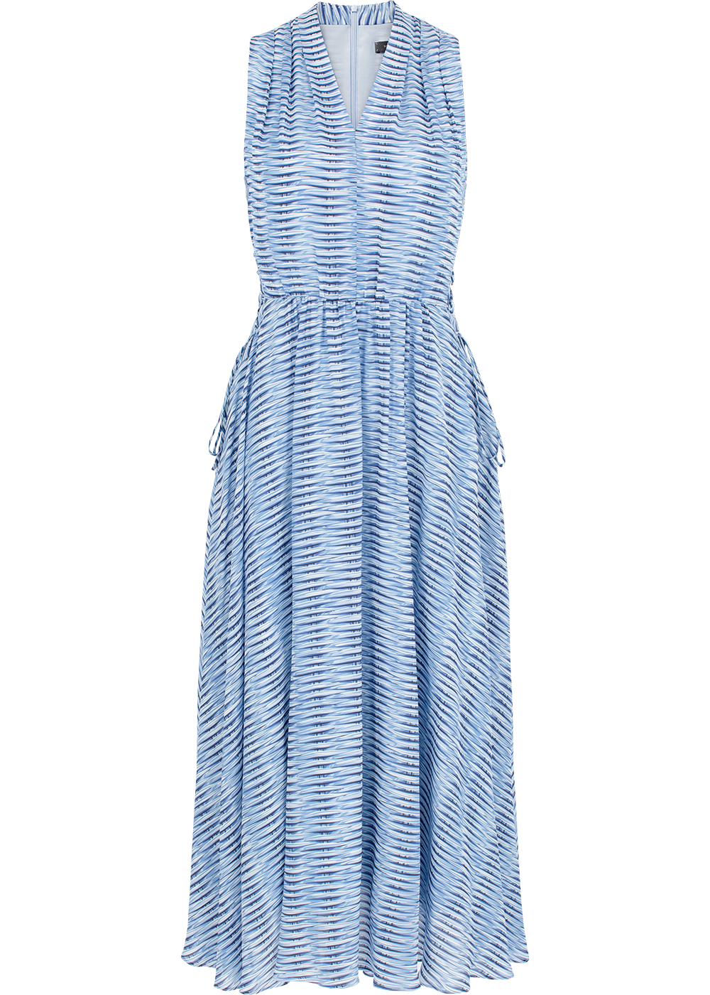 SALAZIA Blue Rattan Weave Maxi Dresses