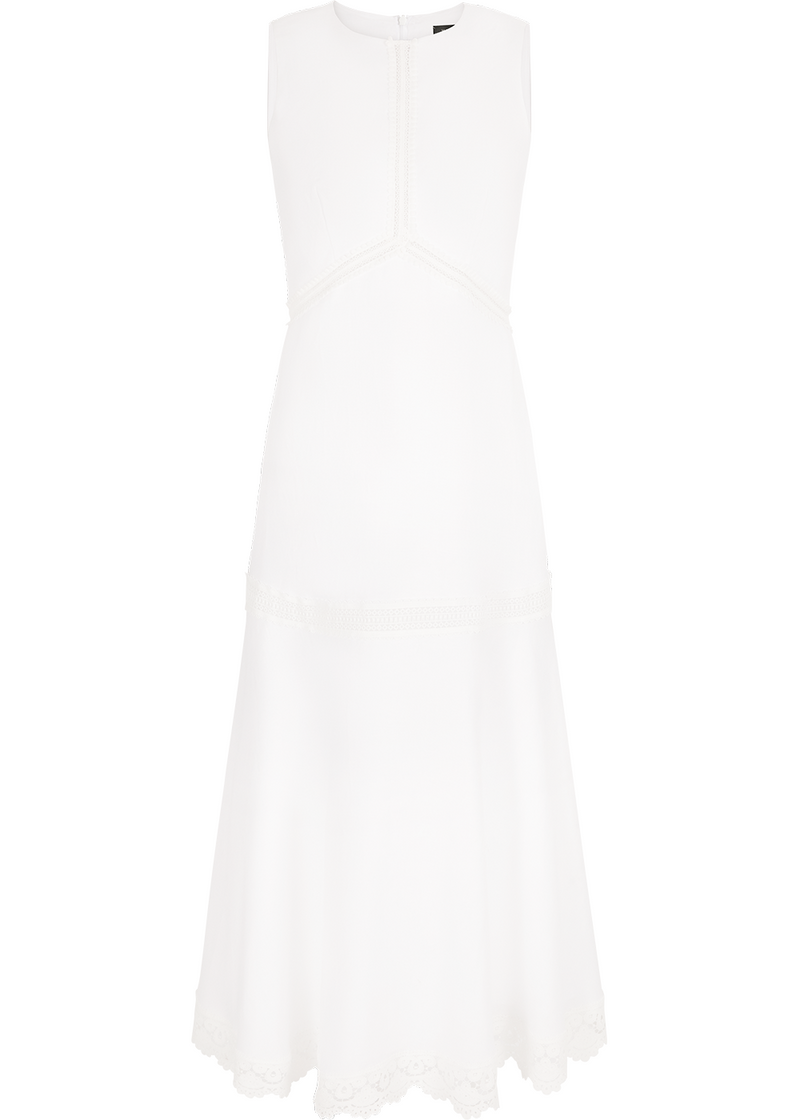 SALAZIA White Canvas Dresses