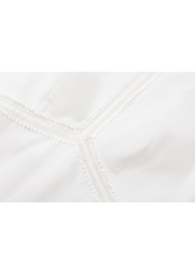 SALAZIA White Canvas Dresses