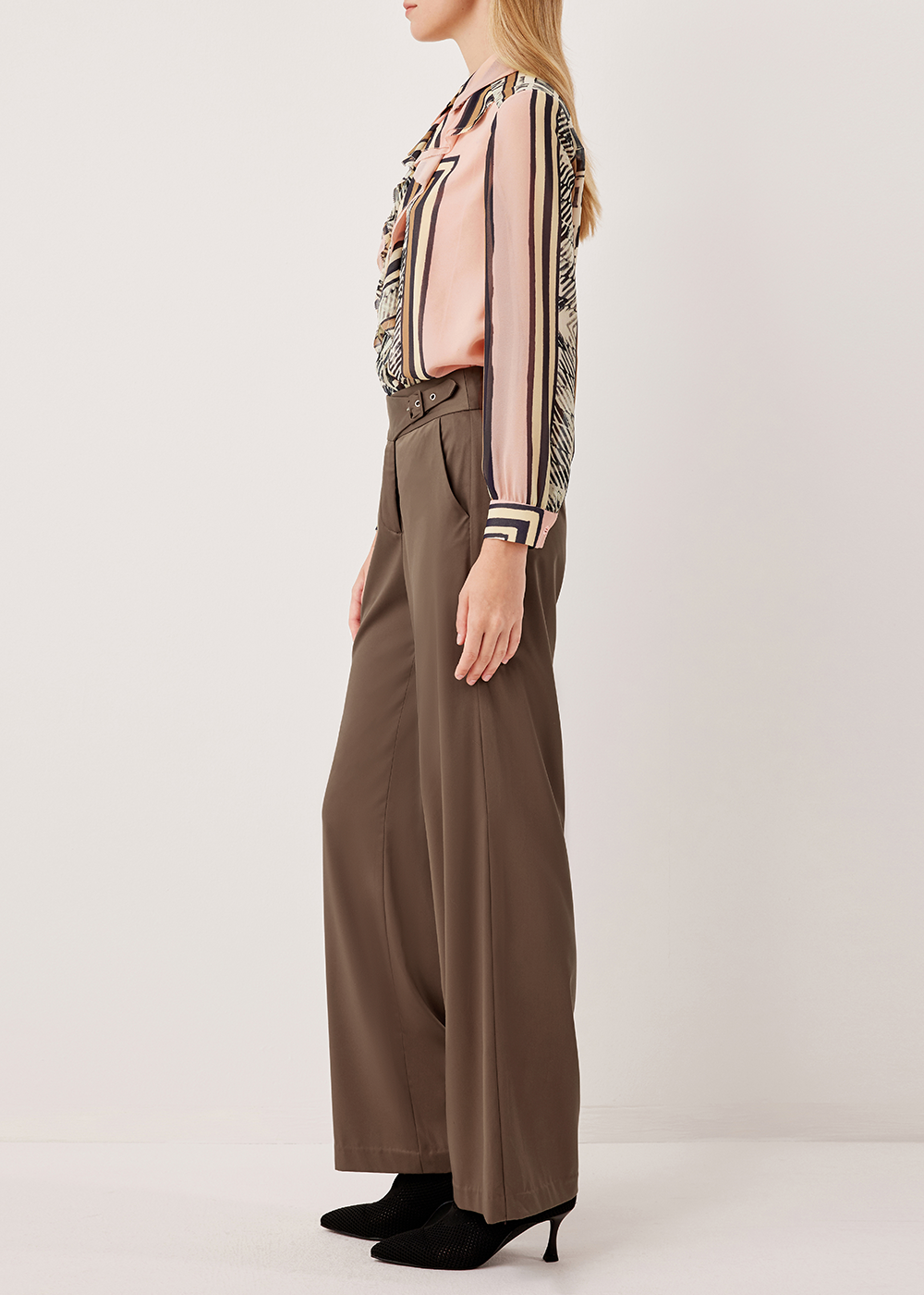 SALAZIA Pink Geometric Art Blouses