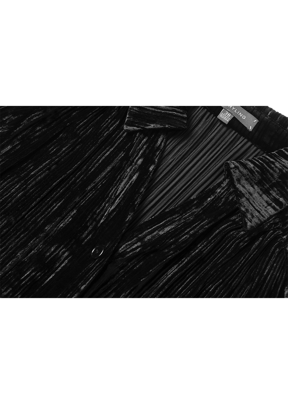 SALAZIA Black Stretch Fitted Blouses
