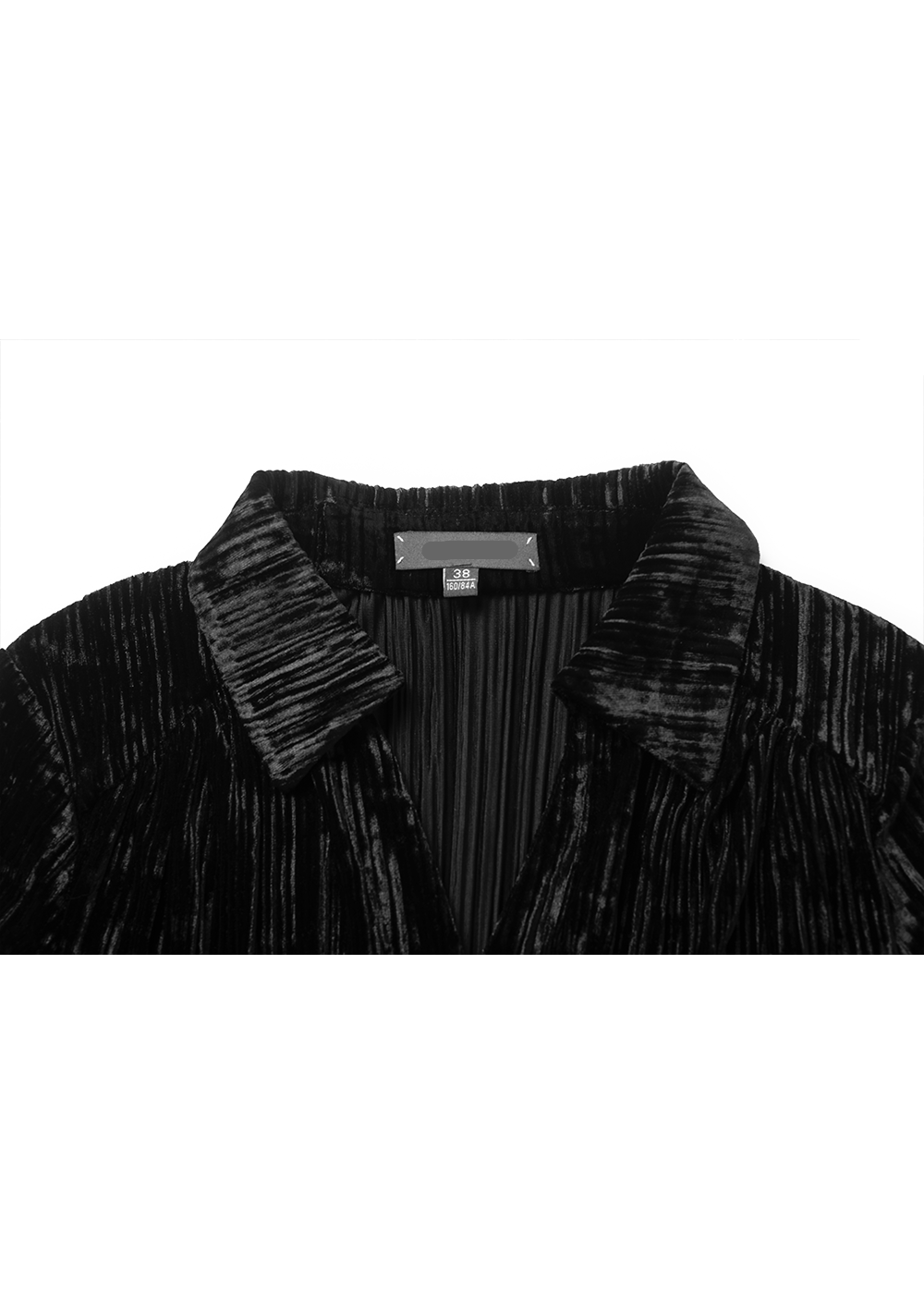 SALAZIA Black Stretch Fitted Blouses