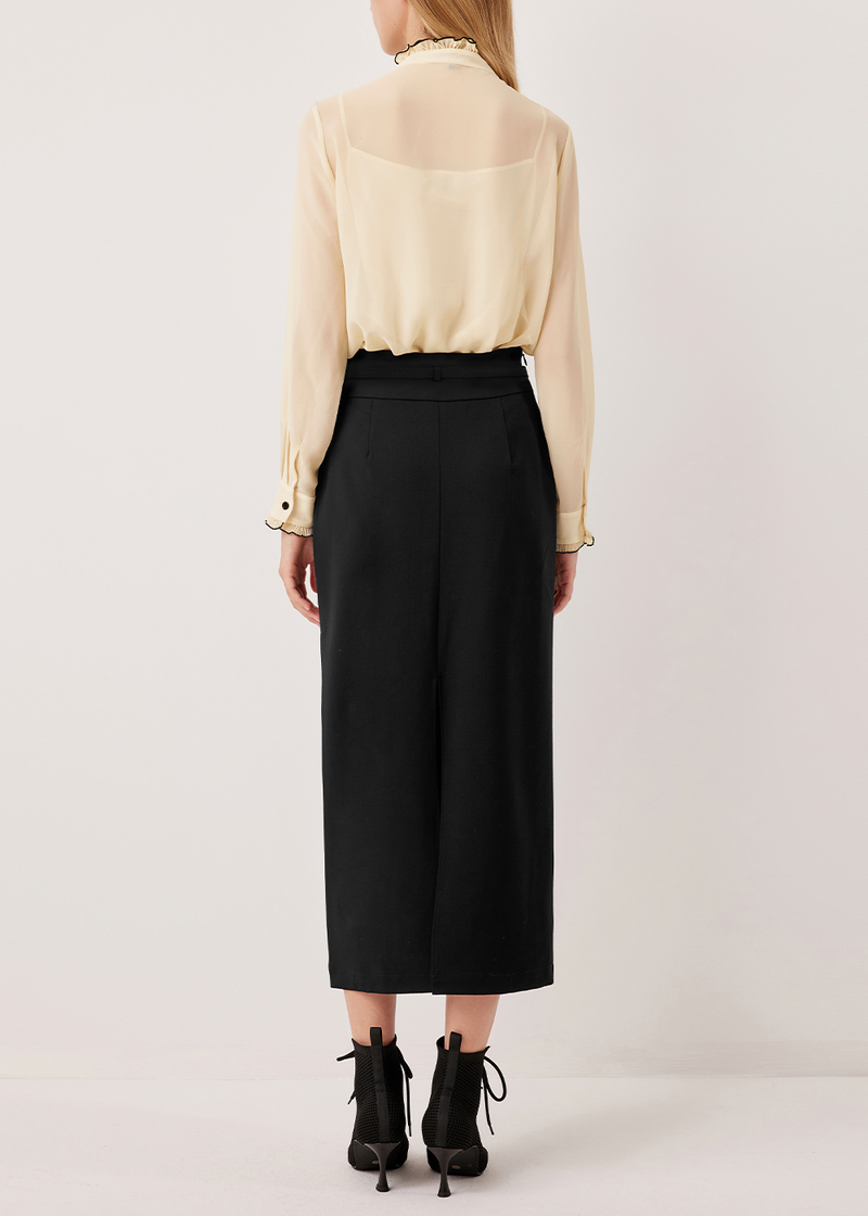 SALAZIA Ivory Silk Blouses