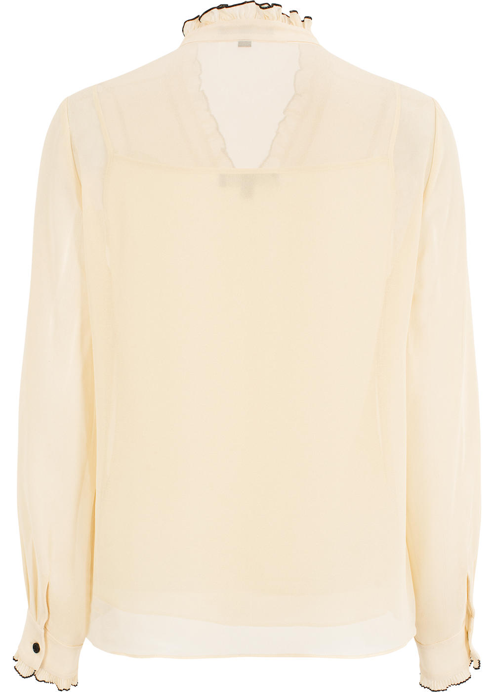 SALAZIA Ivory Silk Blouses
