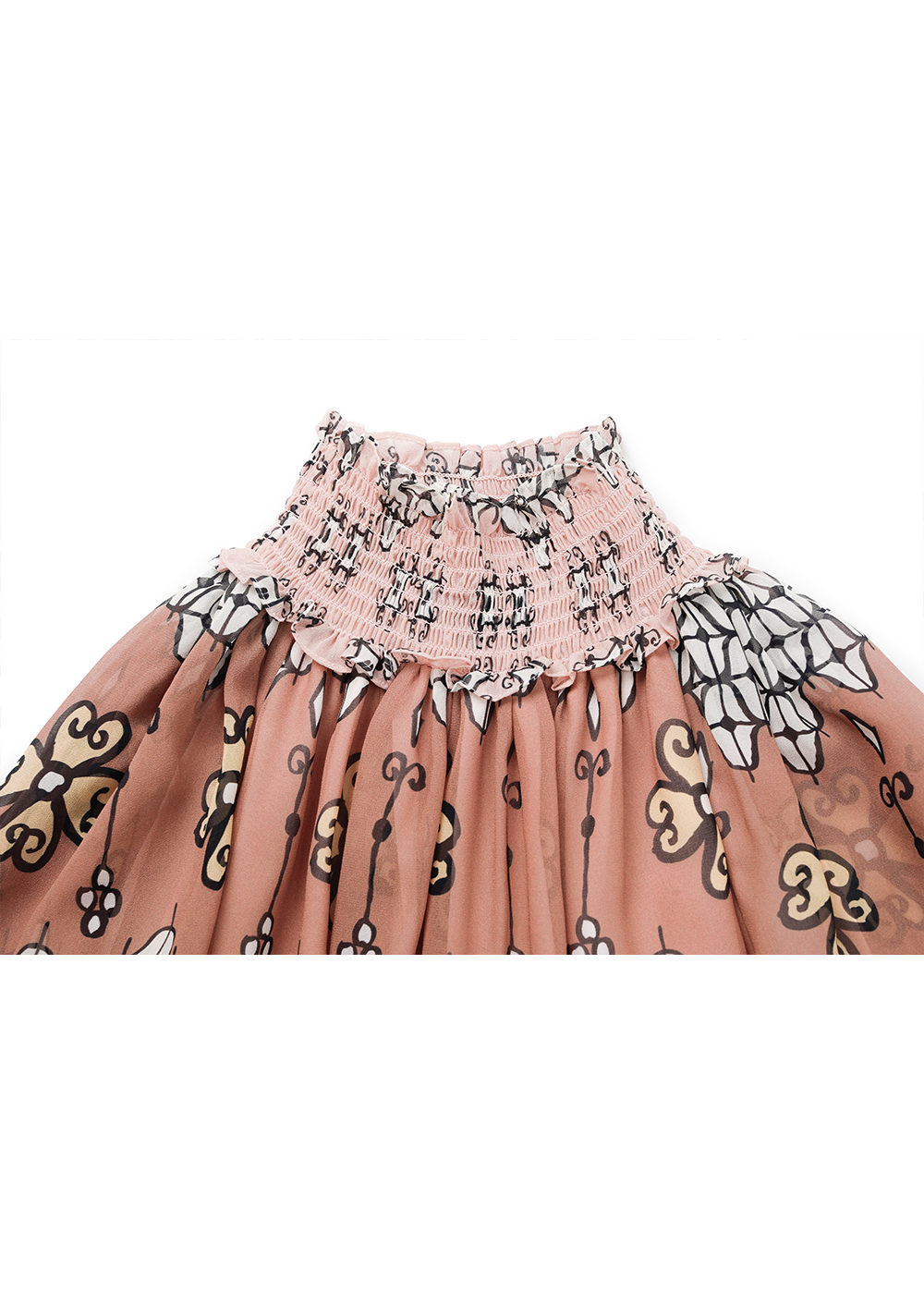 SALAZIA Pink Enchanted Garden Blouses