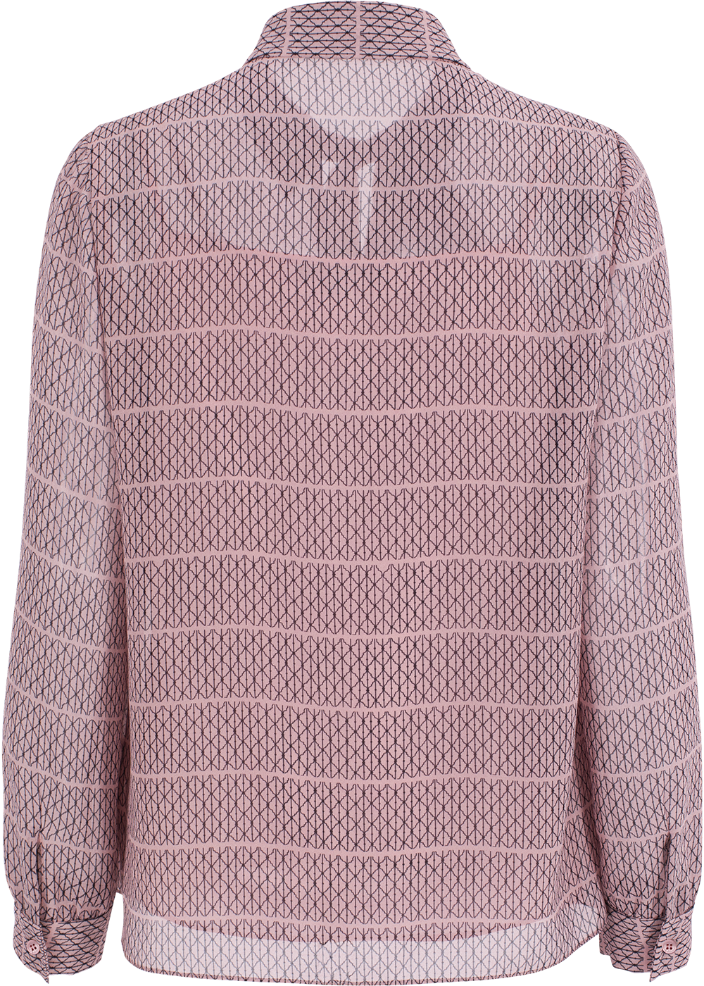 SALAZIA Pink Gingham Lace Blouses