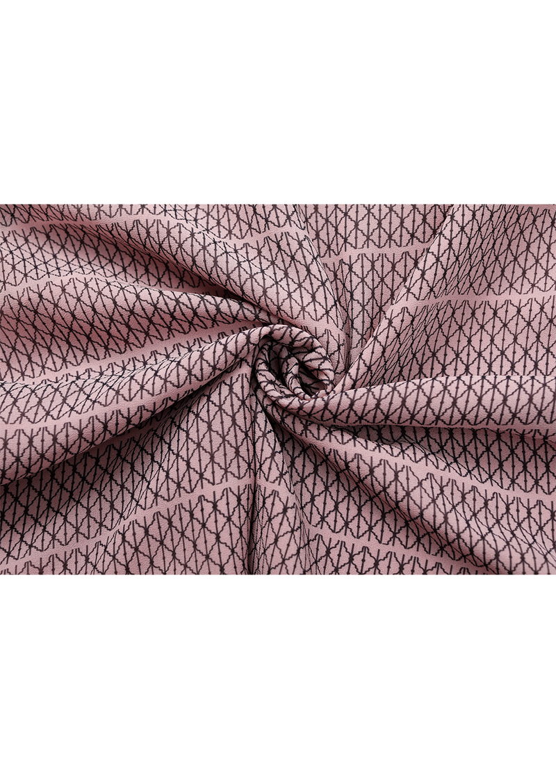 SALAZIA Pink Gingham Lace Blouses