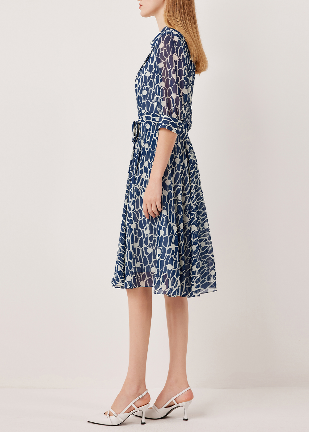 SALAZIA Blue-White Dresses