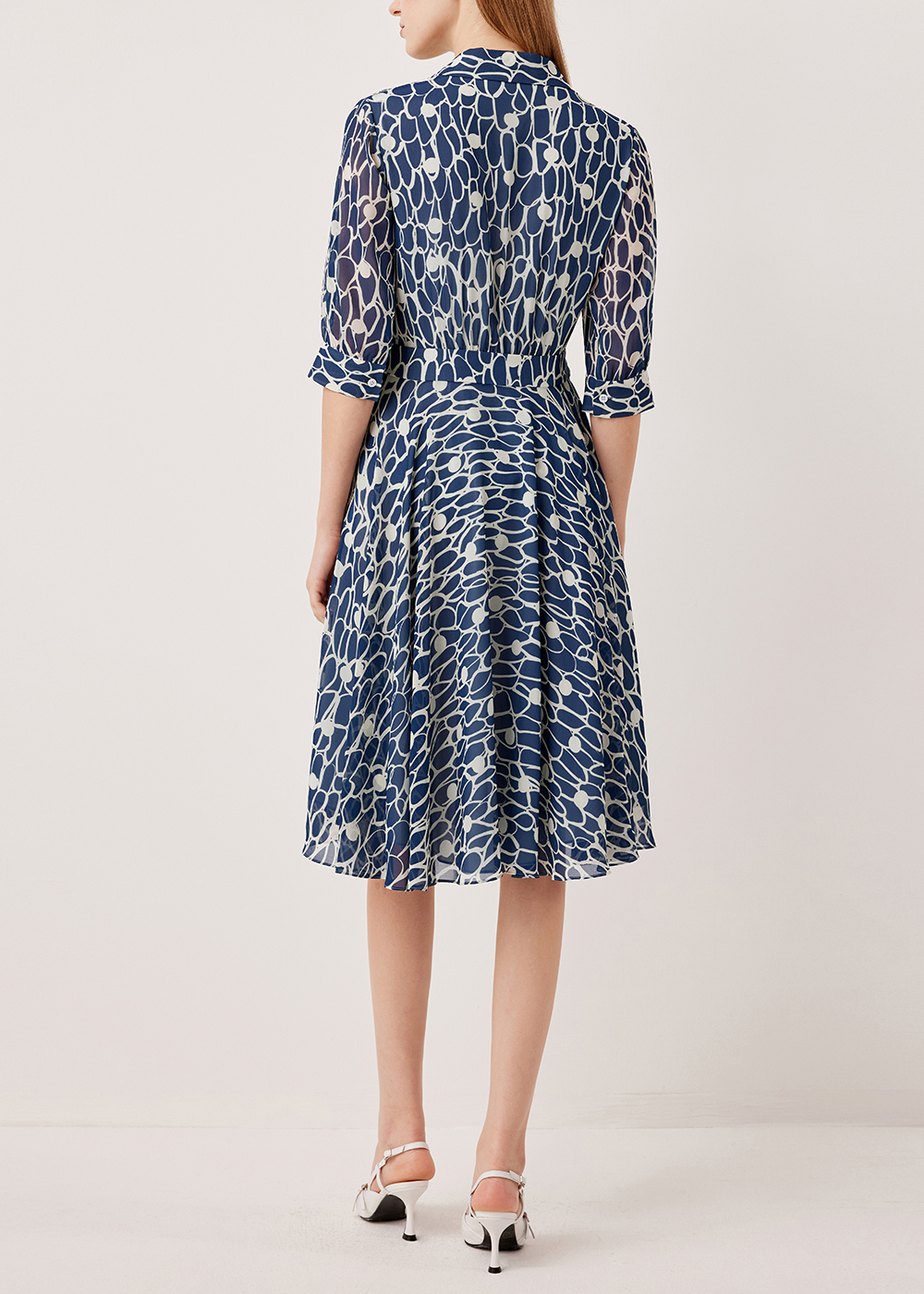SALAZIA Blue-White Dresses