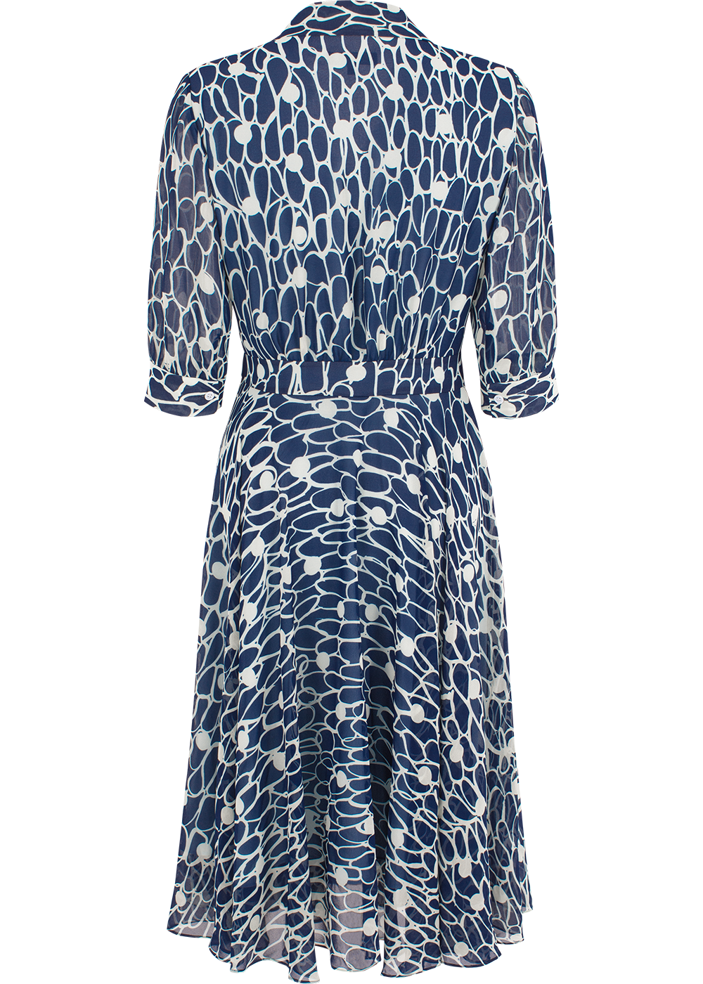 SALAZIA Blue-White Dresses