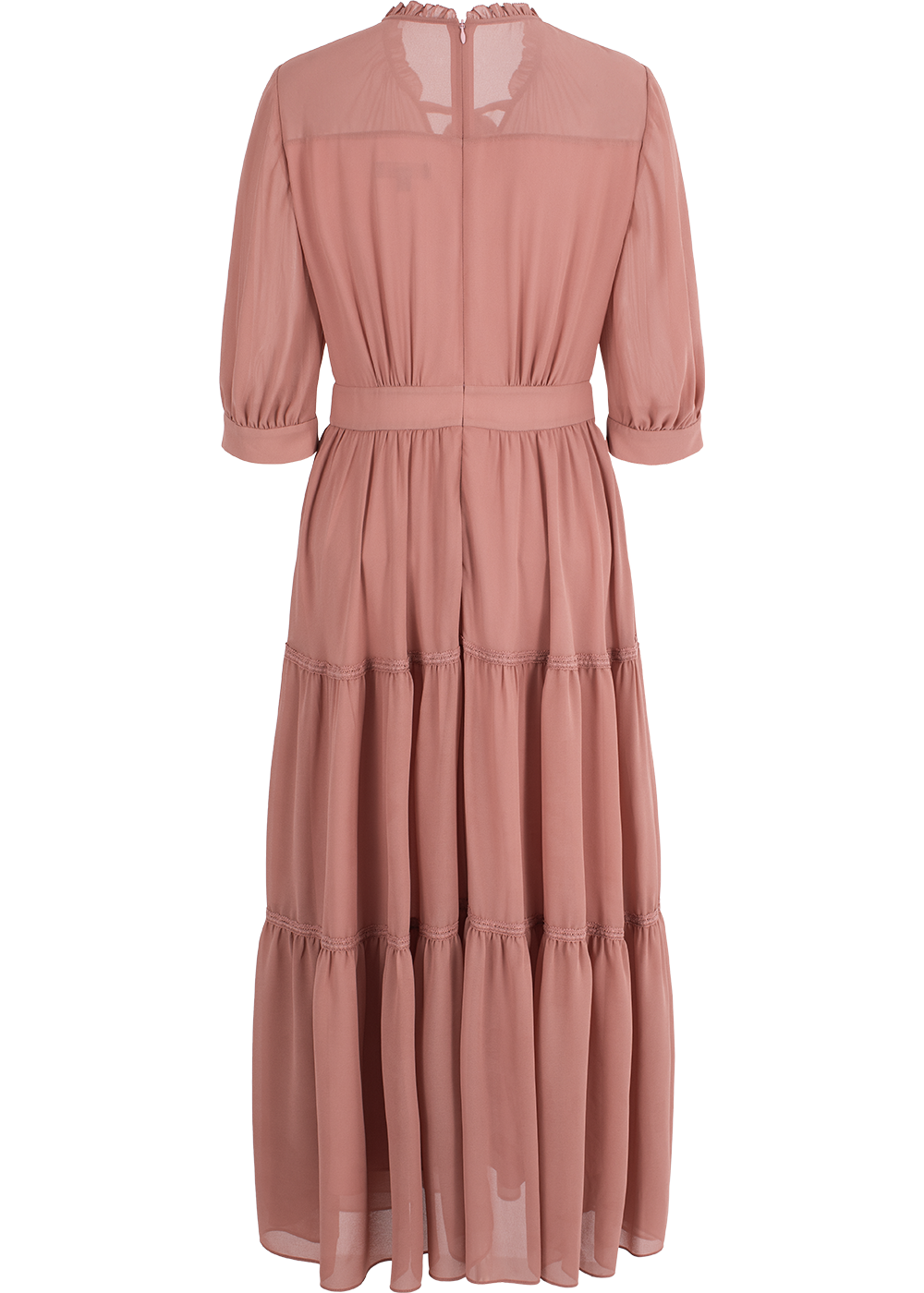 SALAZIA Pink Enchanted Garden Long-Sleeve Dresses