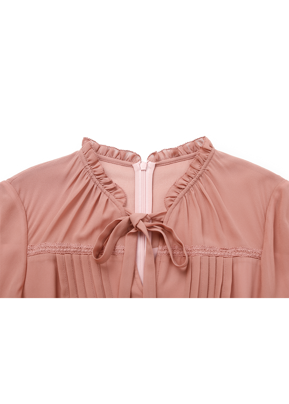 SALAZIA Pink Enchanted Garden Long-Sleeve Dresses