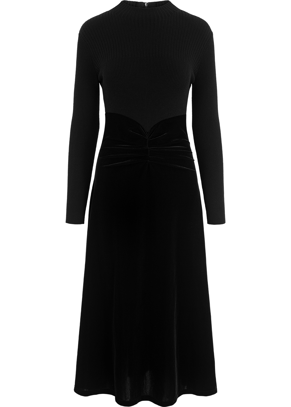 SALAZIA Black Fitted Stretch Dresses