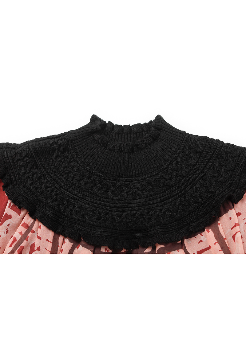 SALAZIA Red-Pink Stained Glass Blouses