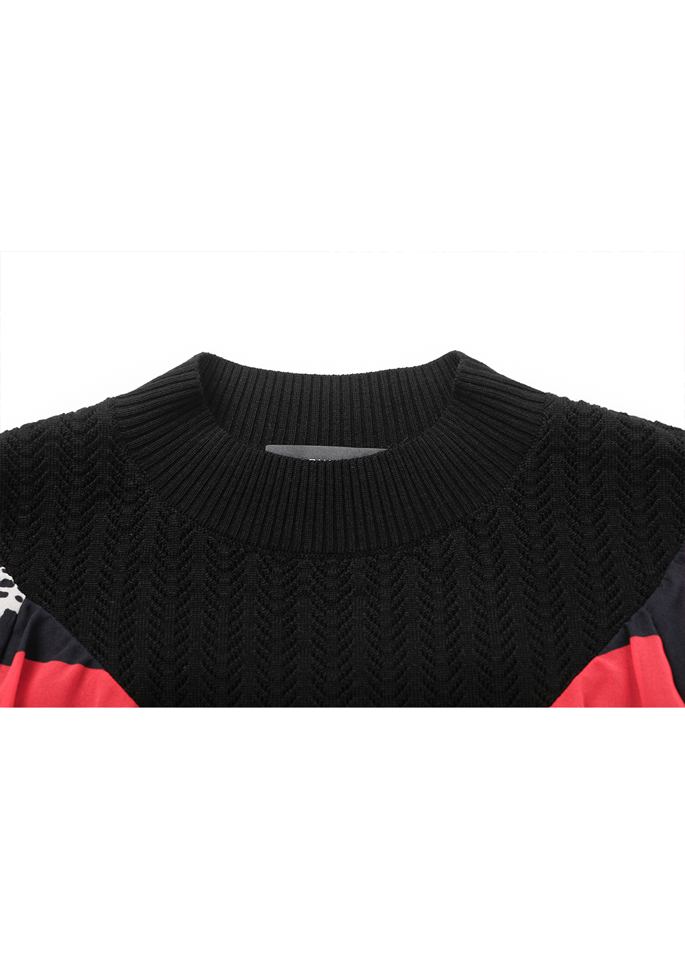 SALAZIA Red-Black Lace Blouses