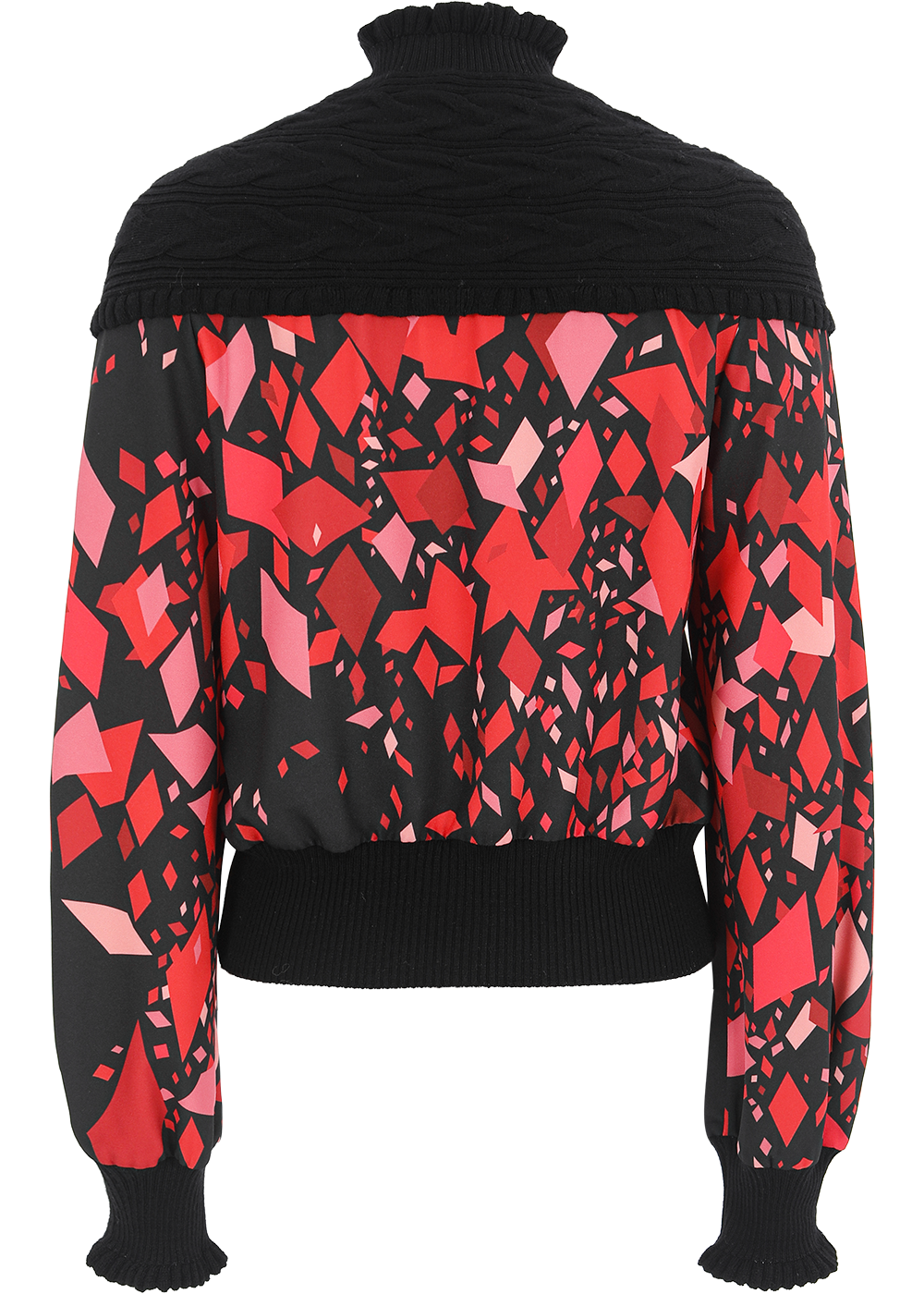 SALAZIA Red-Black Kaleidoscope Blouses