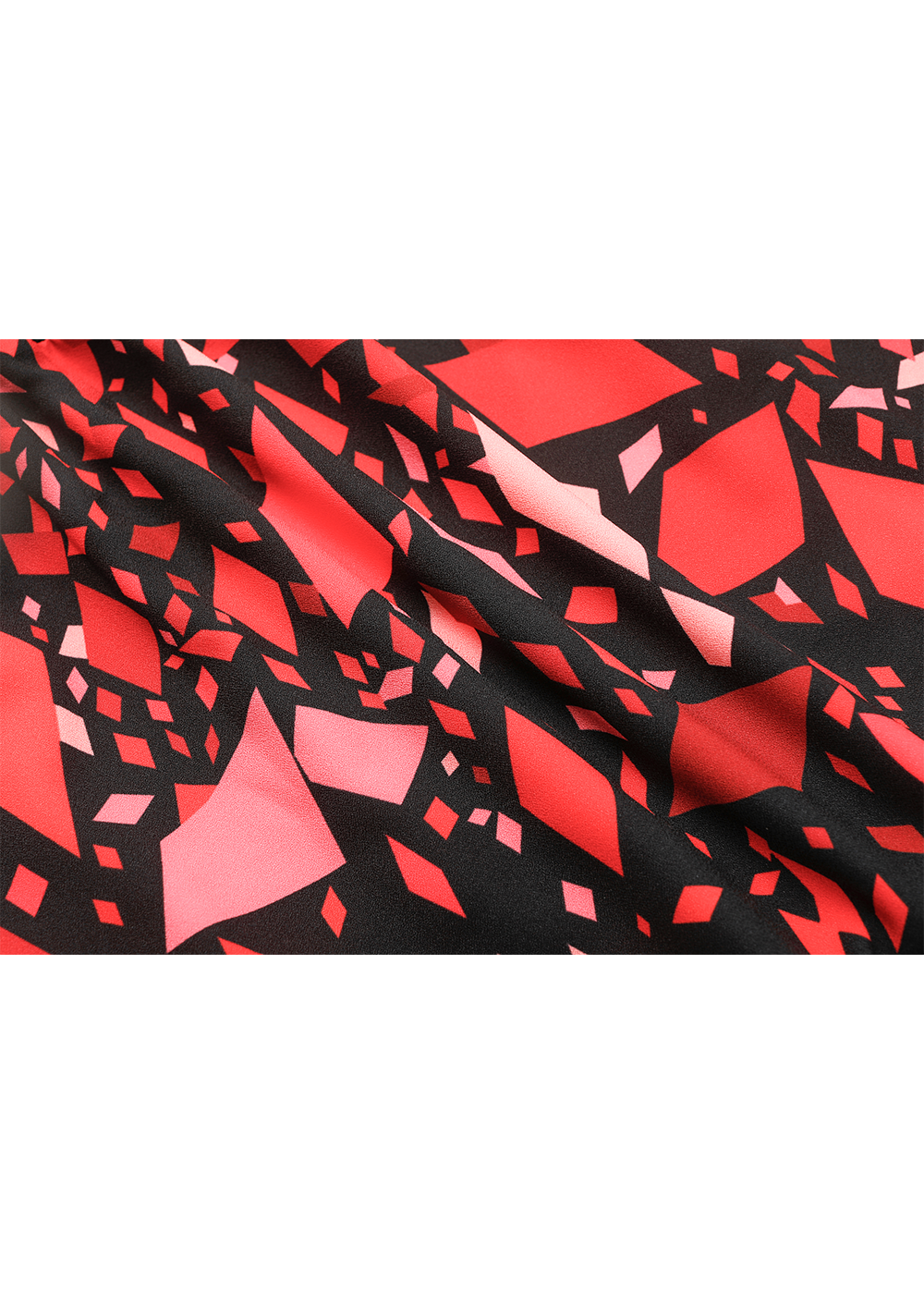 SALAZIA Red-Black Kaleidoscope Blouses