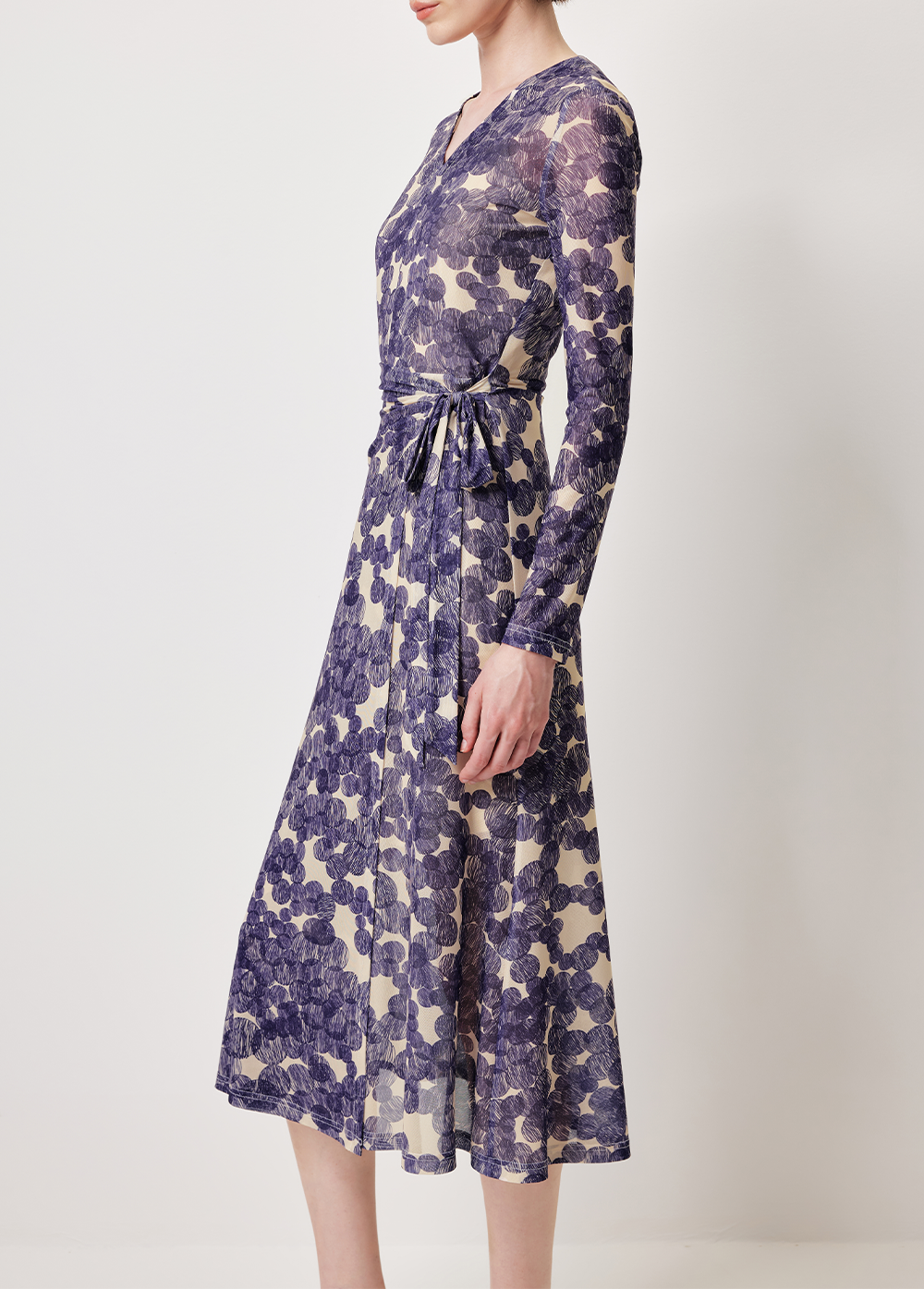 SALAZIA Monet Purple Stretch Dresses