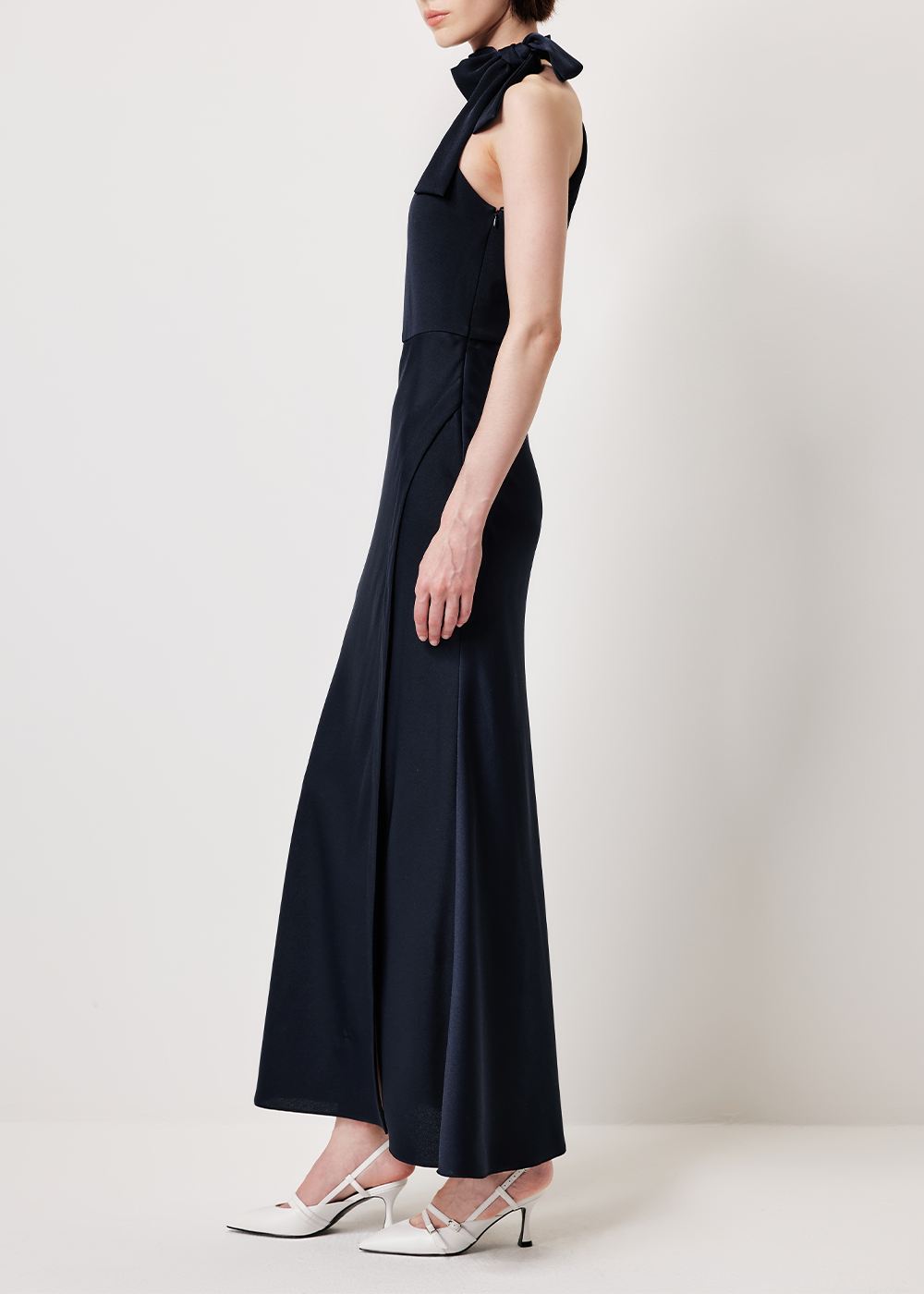 SALAZIA Midnight Blue Acetate Dresses