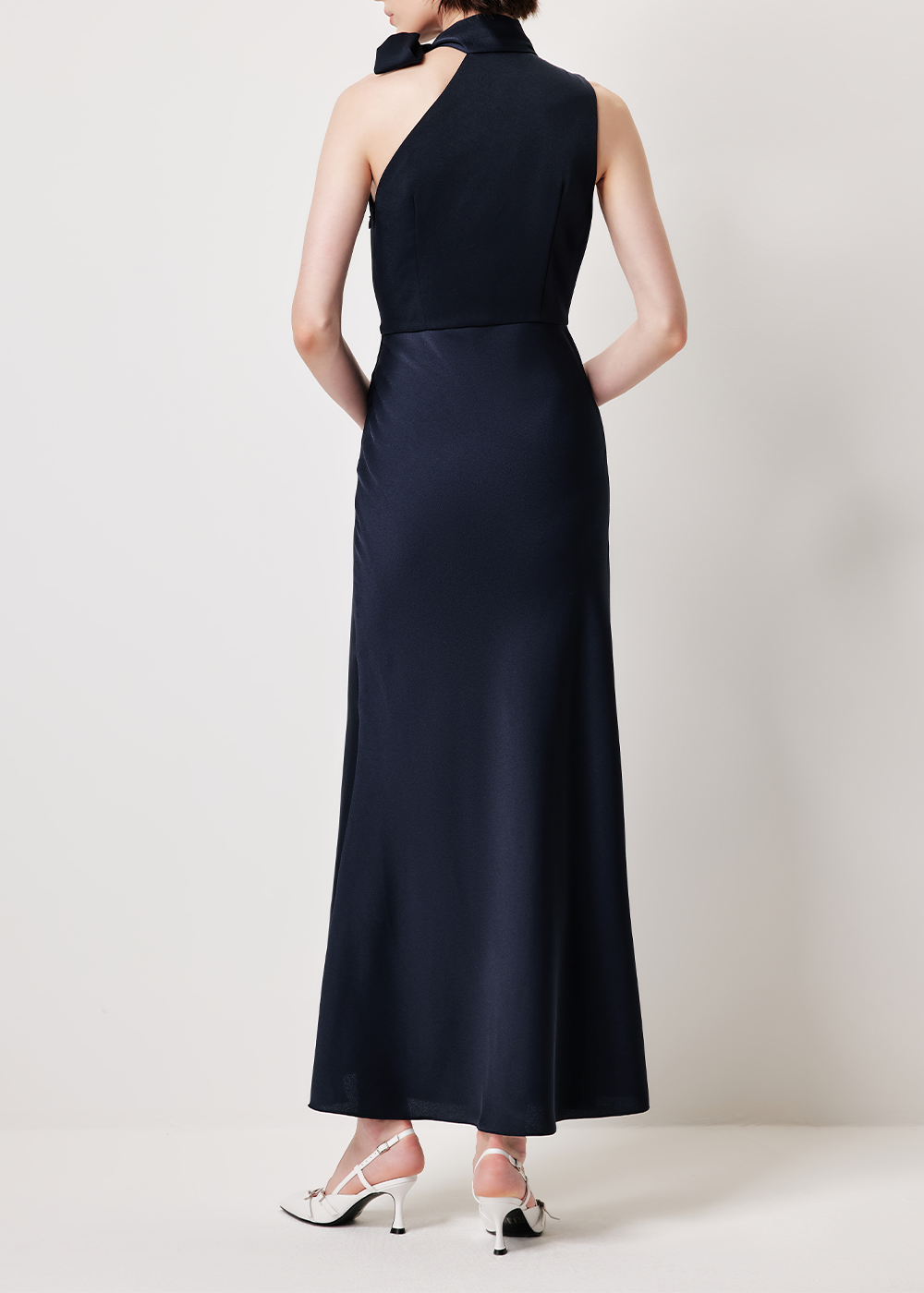 SALAZIA Midnight Blue Acetate Dresses
