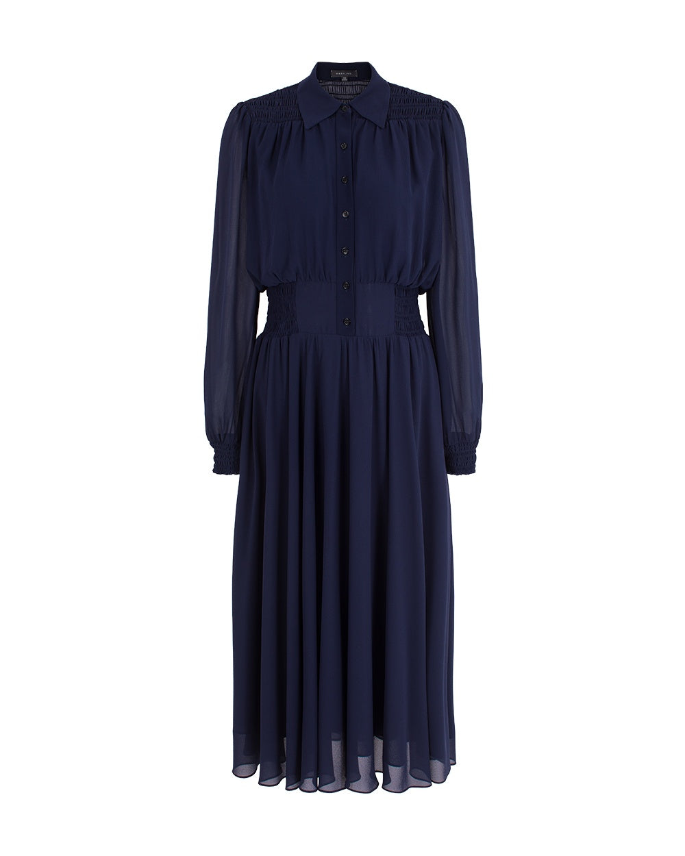 SALAZIA Sheer Waist-cinching Maxi Dresses