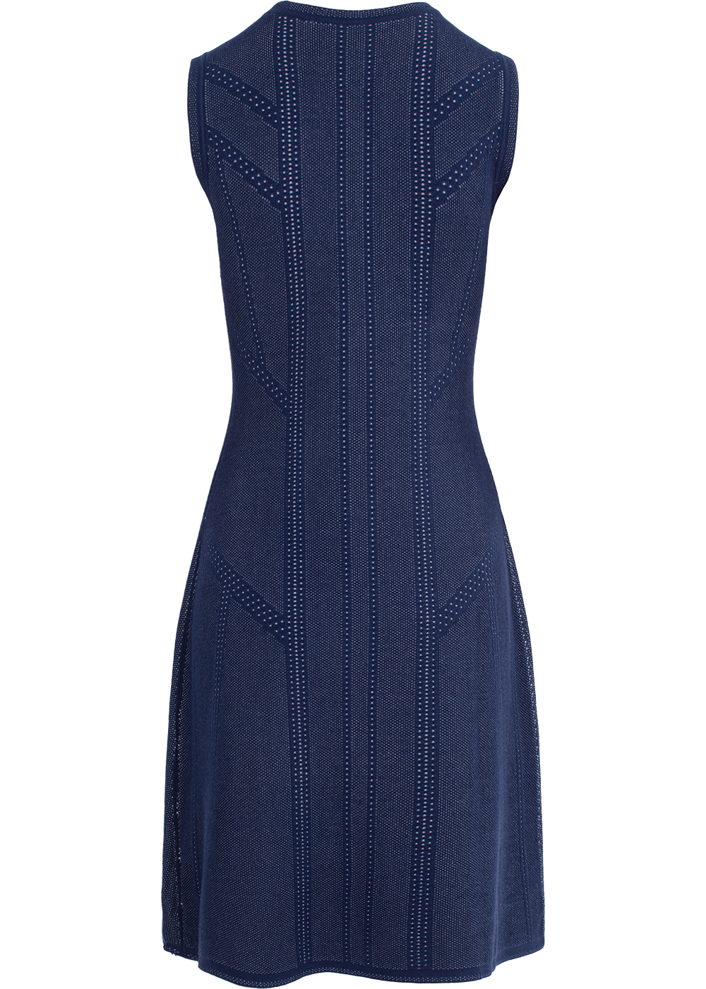 SALAZIA Cobalt Blue Viscose Blend Knit Dresses