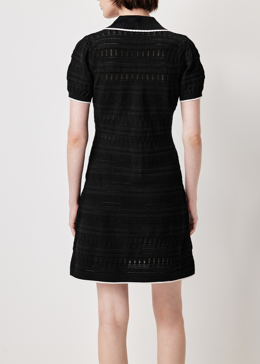 SALAZIA Black Viscose Blend Knit Dresses