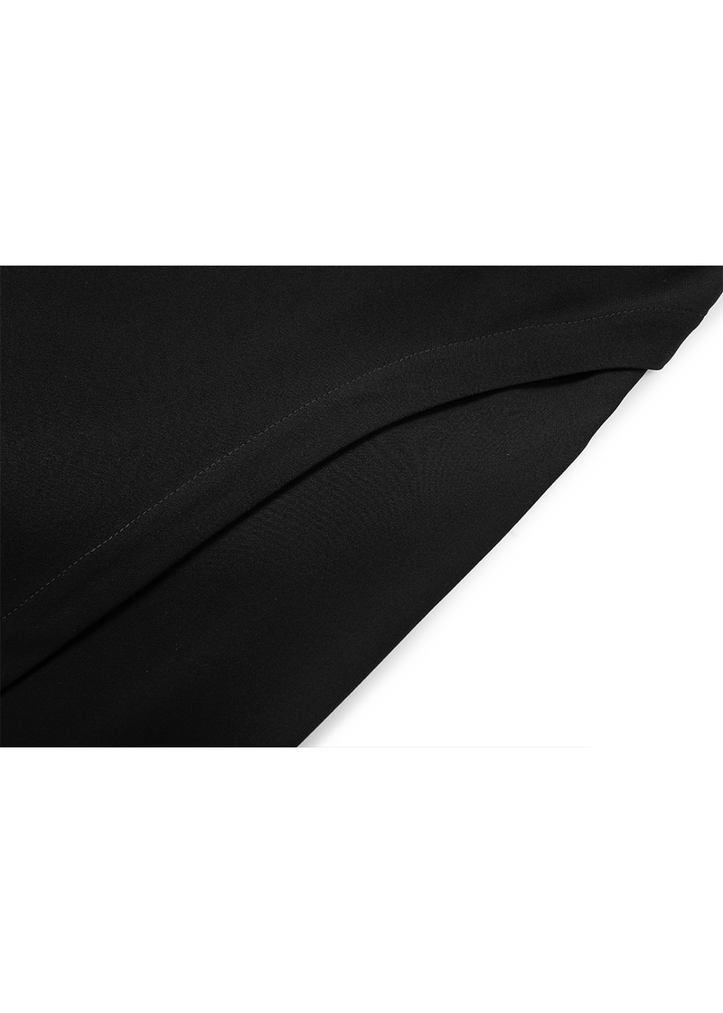 SALAZIA Black Triacetate Maxi Dresses