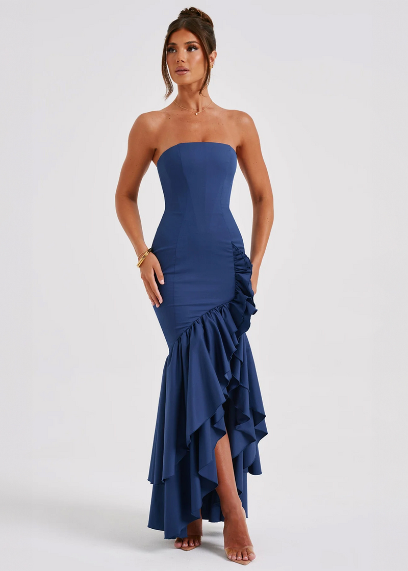 SALAZIA Corset Slit Dresses