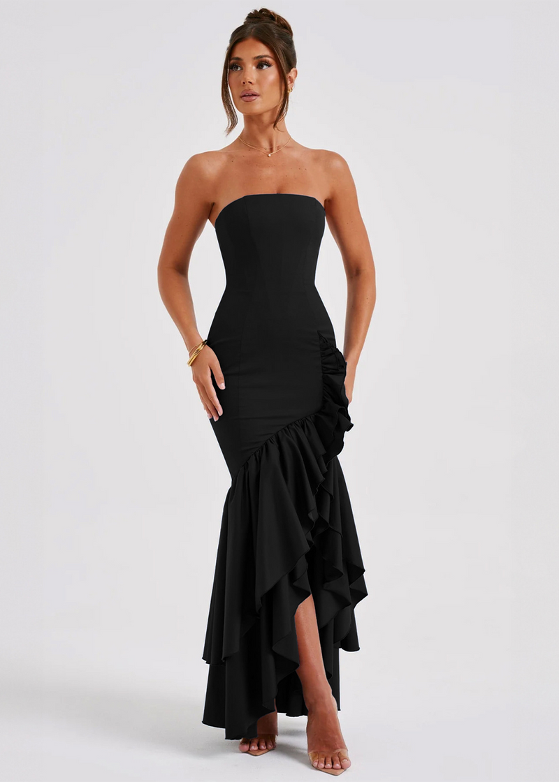 SALAZIA Corset Slit Dresses