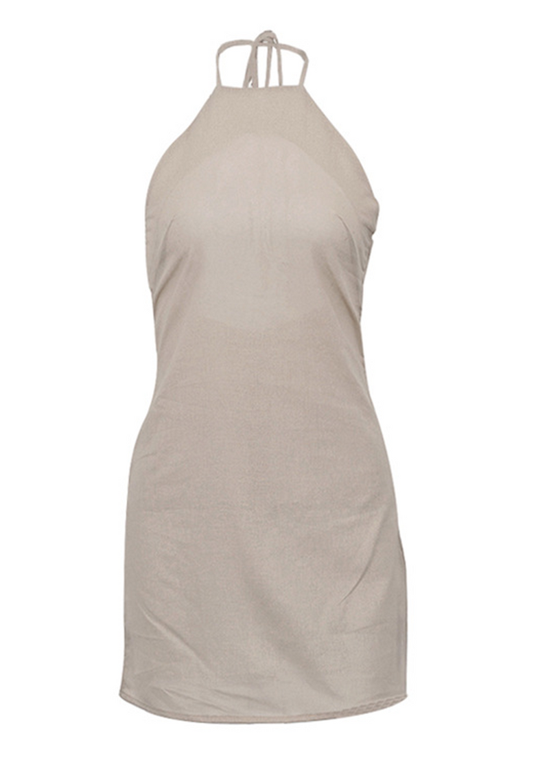 SALAZIA Halter A-Line Dresses