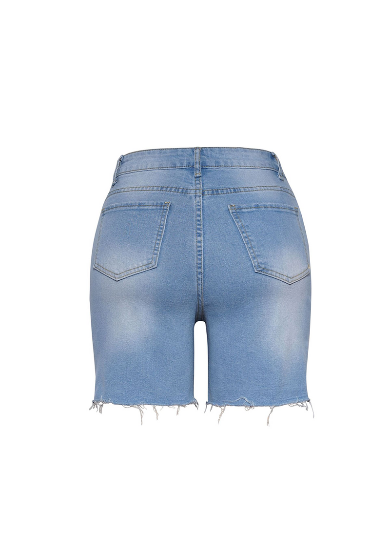 SALAZIA High-Stretch High-Waist Streetwear Shorts