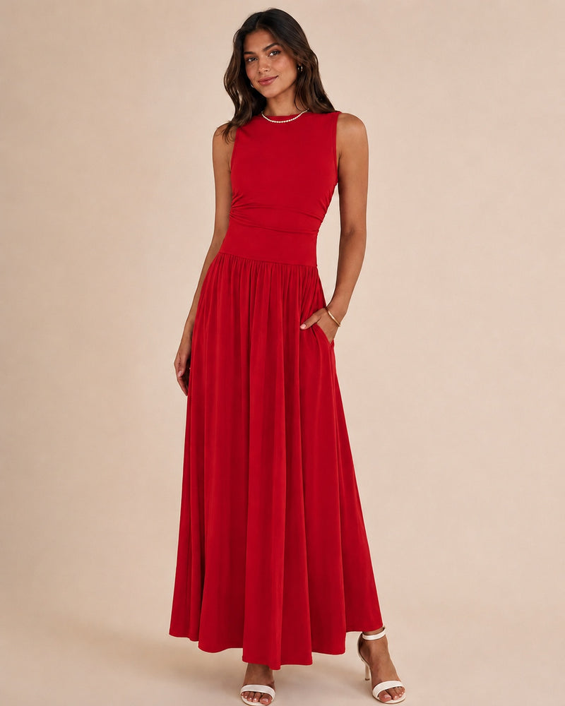 SALAZIA Long Sundress Flowy Beach Dresses