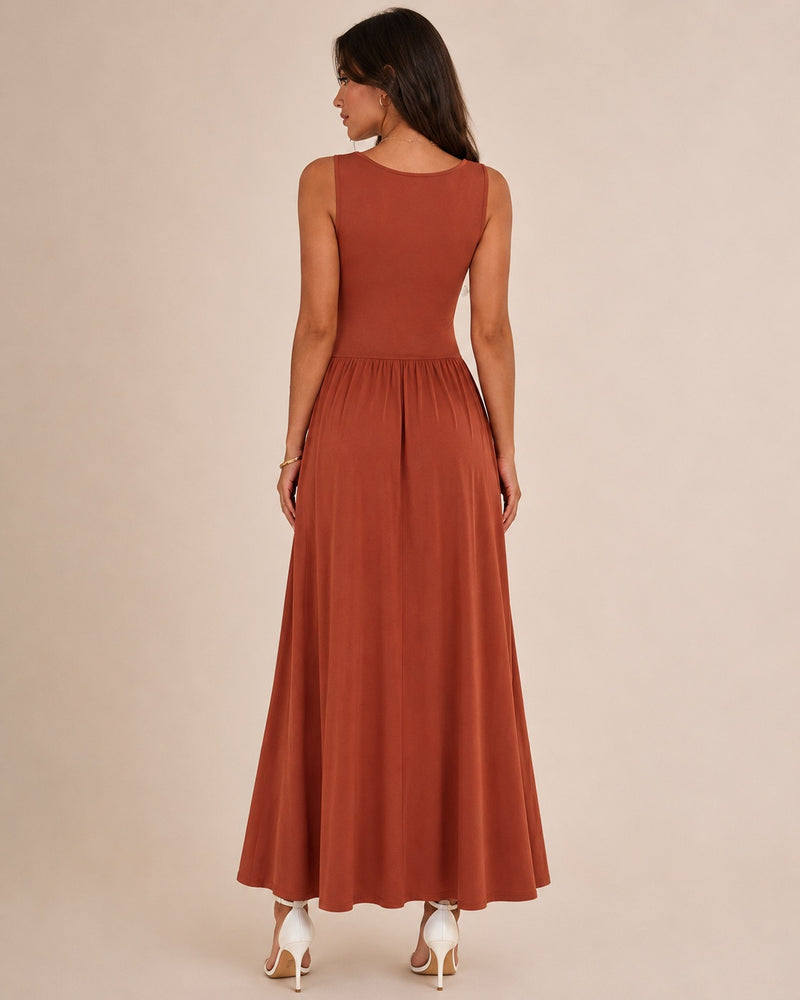 SALAZIA Long Sundress Flowy Beach Dresses