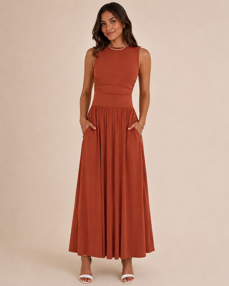 SALAZIA Long Sundress Flowy Beach Dresses