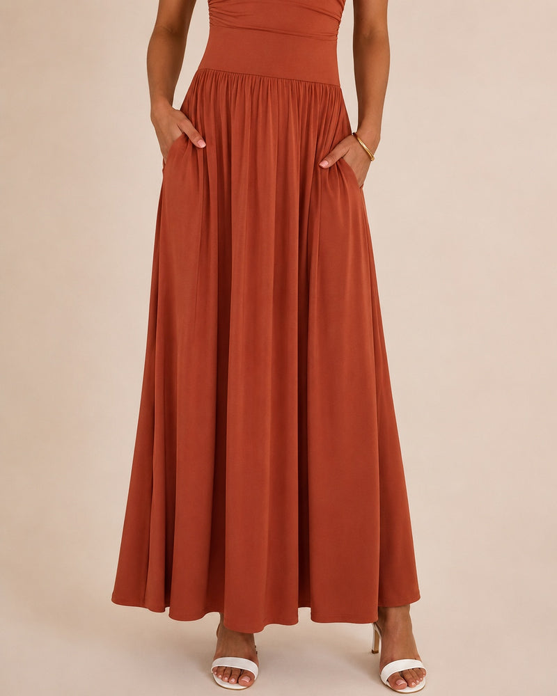 SALAZIA Long Sundress Flowy Beach Dresses