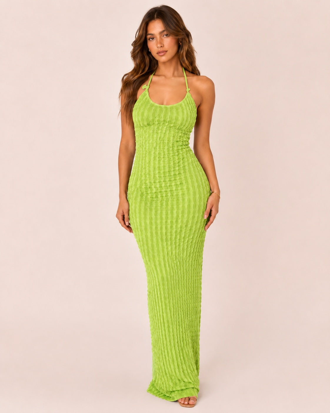 SALAZIA Women's Open-Back Criss-Cross Strappy Maxi Dresses