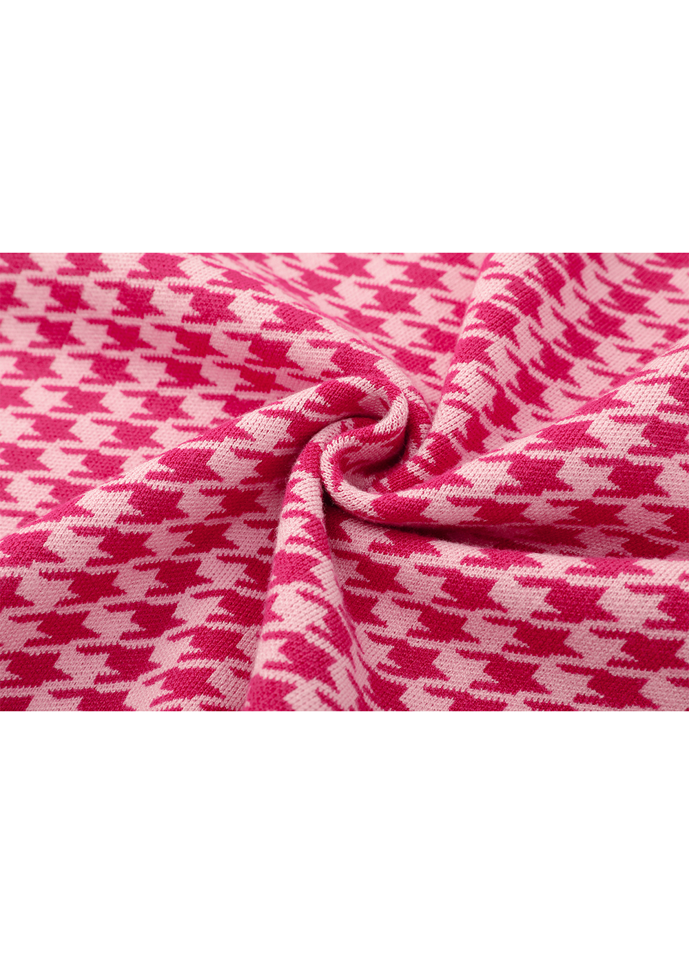 SALAZIA Berry Check Viscose Knit Dresses