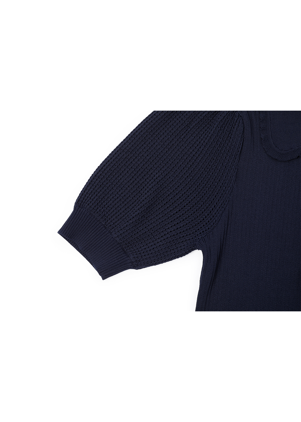 SALAZIA Midnight Blue Viscose-Nylon Knit Dresses