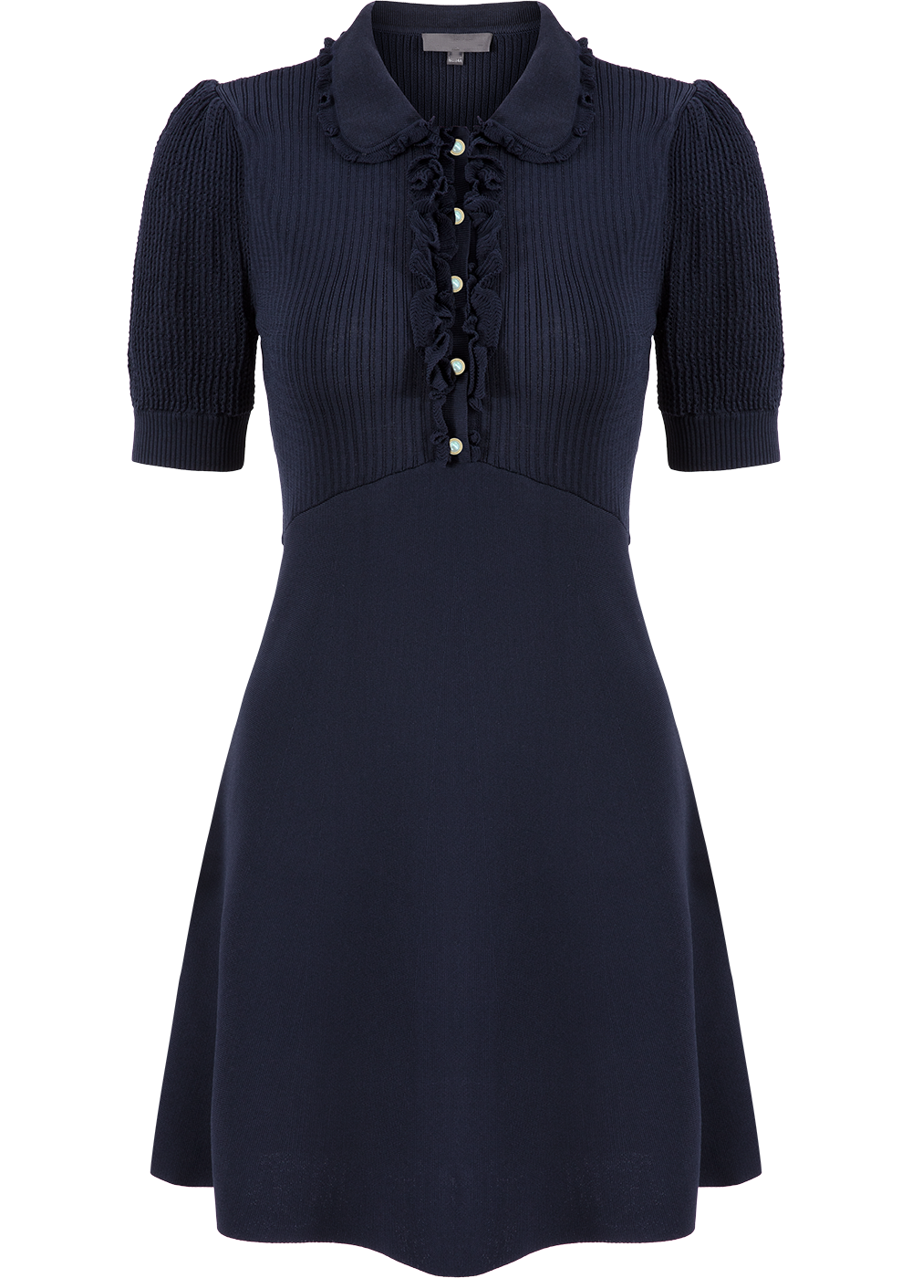 SALAZIA Midnight Blue Viscose-Nylon Knit Dresses