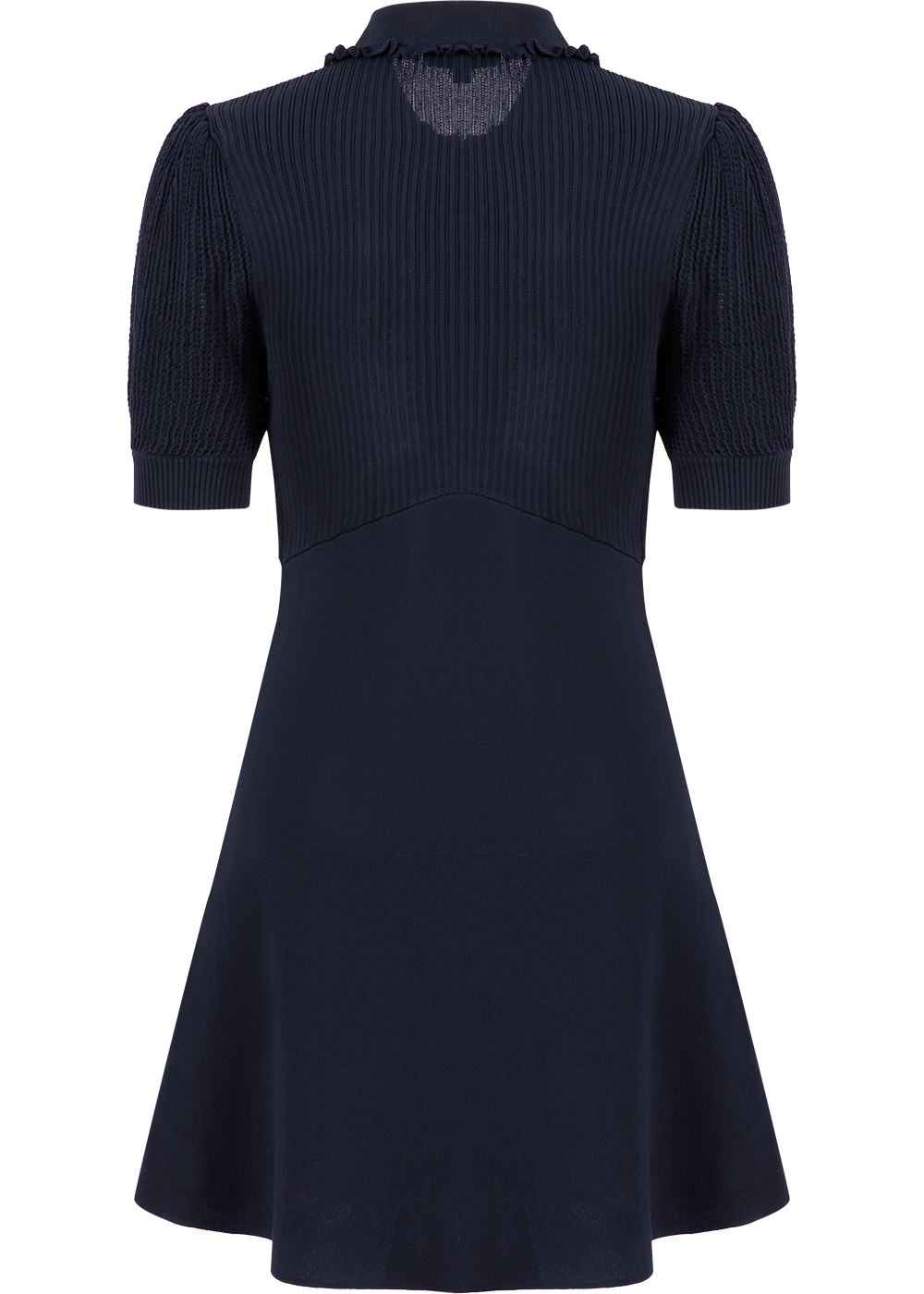SALAZIA Midnight Blue Viscose-Nylon Knit Dresses