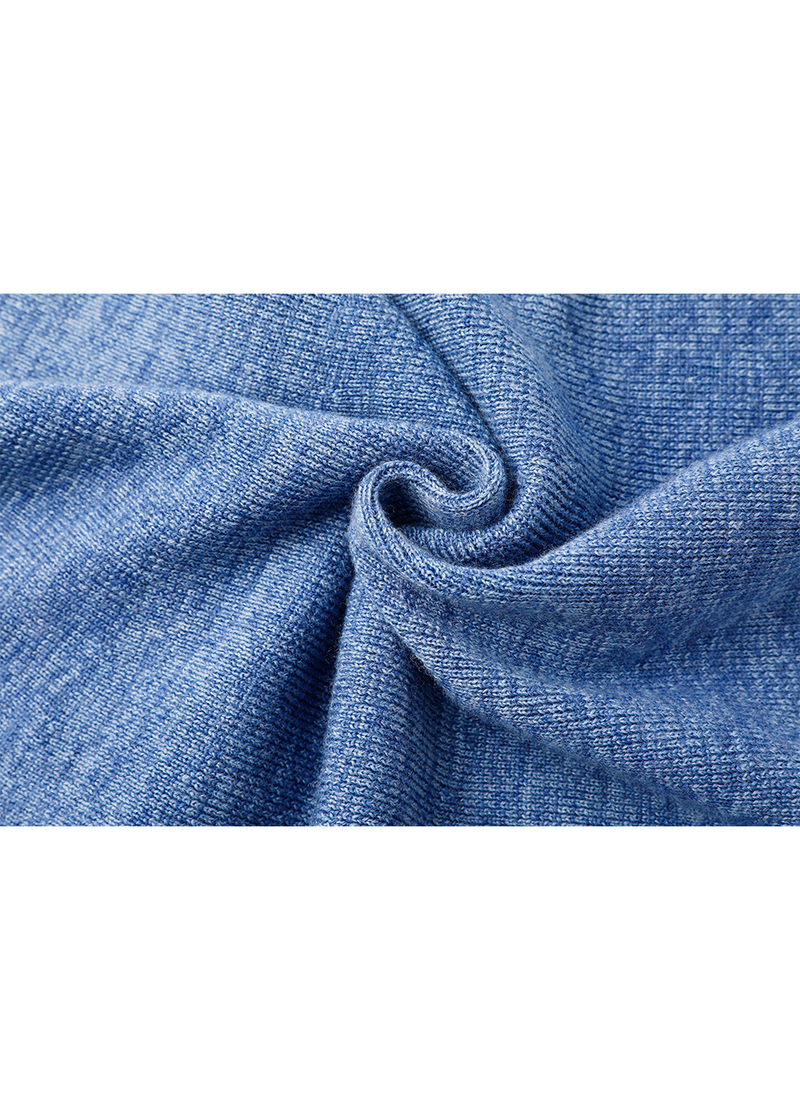 SALAZIA Misty Blue Wool Knit Dresses