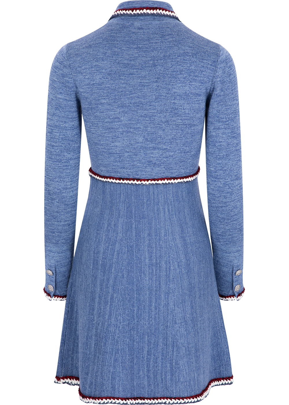 SALAZIA Misty Blue Wool Knit Dresses