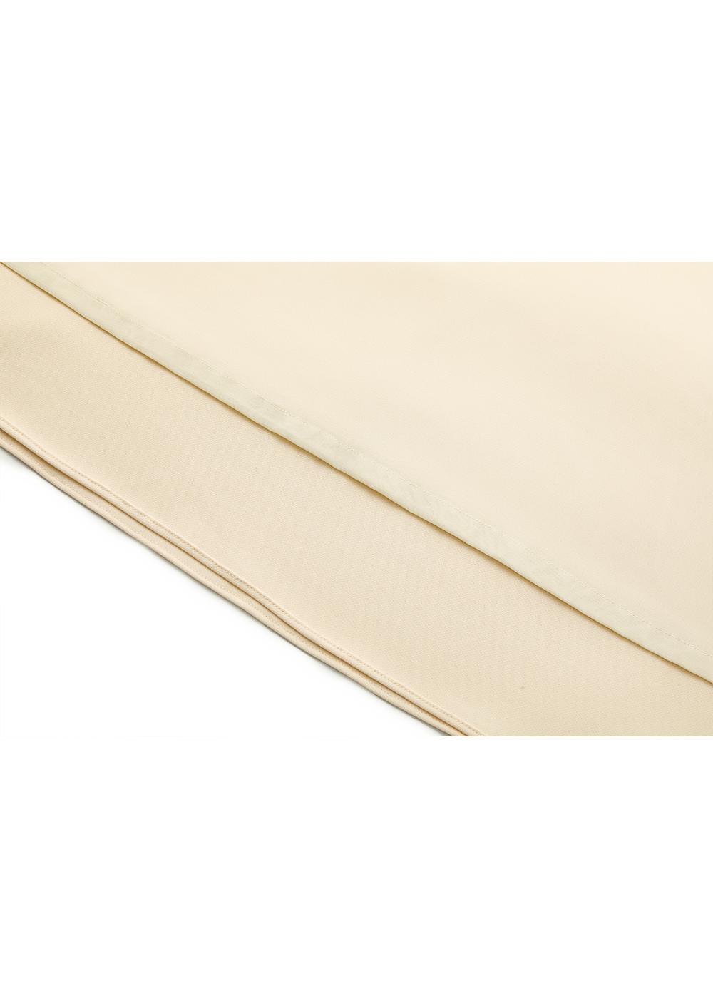 SALAZIA Ivory Triacetate Blend Short-Sleeve Dresses