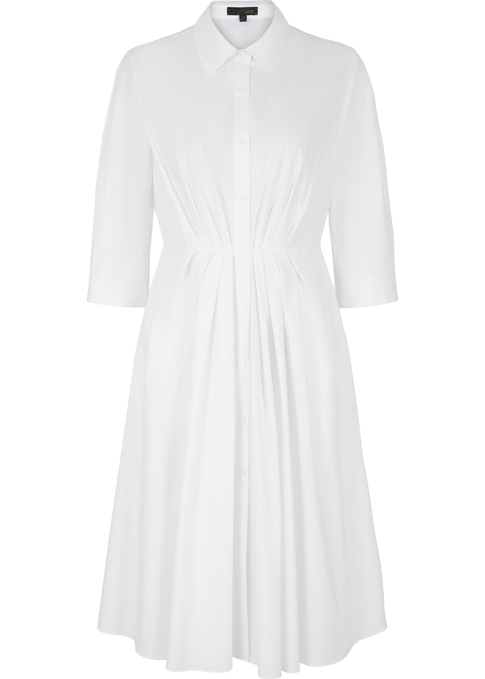SALAZIA White Cotton Oversized Dresses