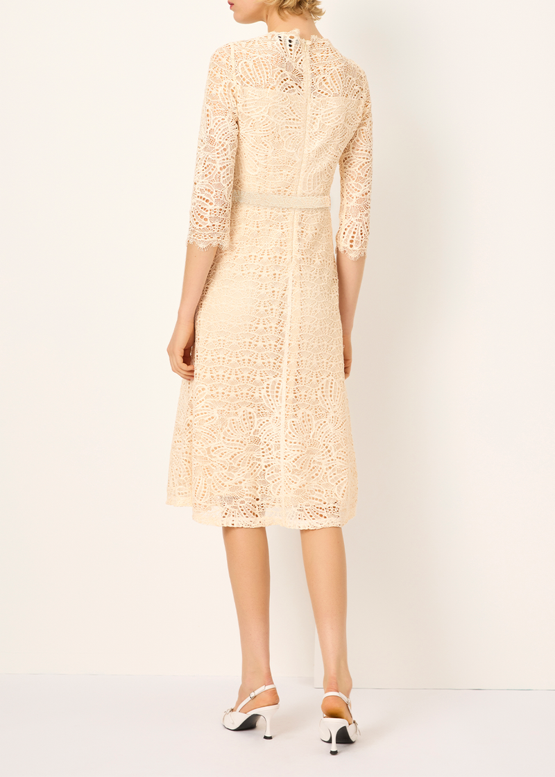 SALAZIA Apricot Long-Sleeve Dresses